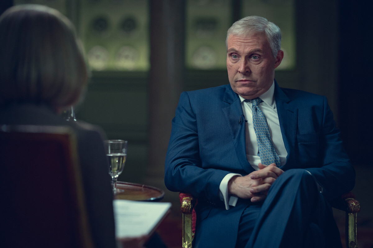 Rufus Sewell as Prince Andrew.