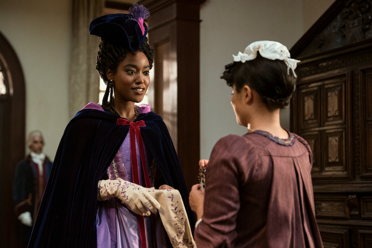 Arsema Thomas as young Lady Danbury.