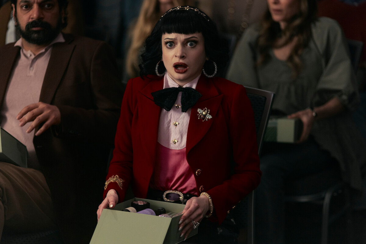Ruth Codd as Juno Usher in episode 106 of The Fall of the House of Usher.
