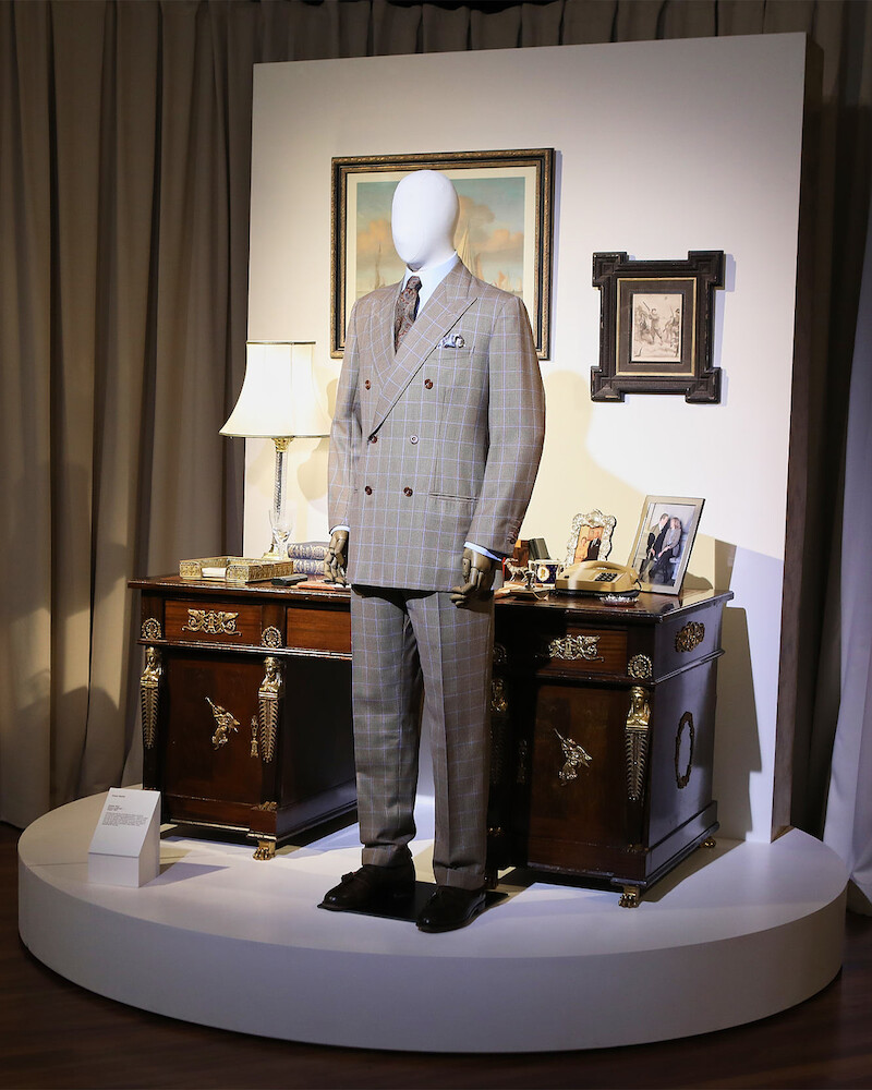 The Crown Season 6 Premiere Costume Retrospective Exhibition.