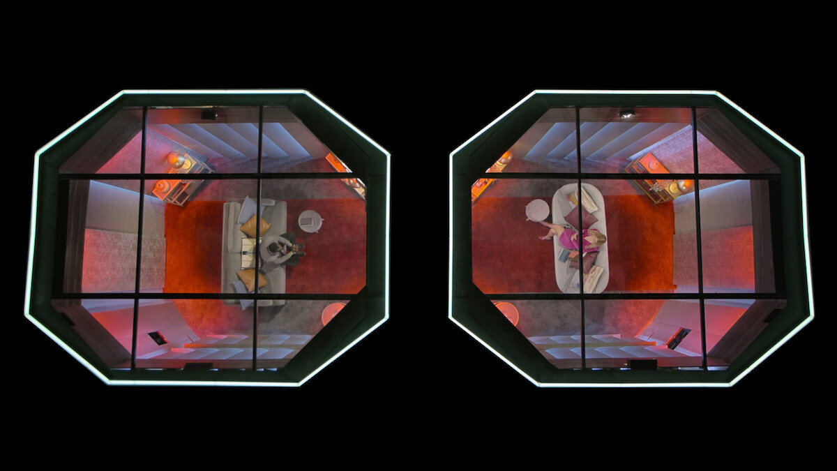 A look inside the pods.