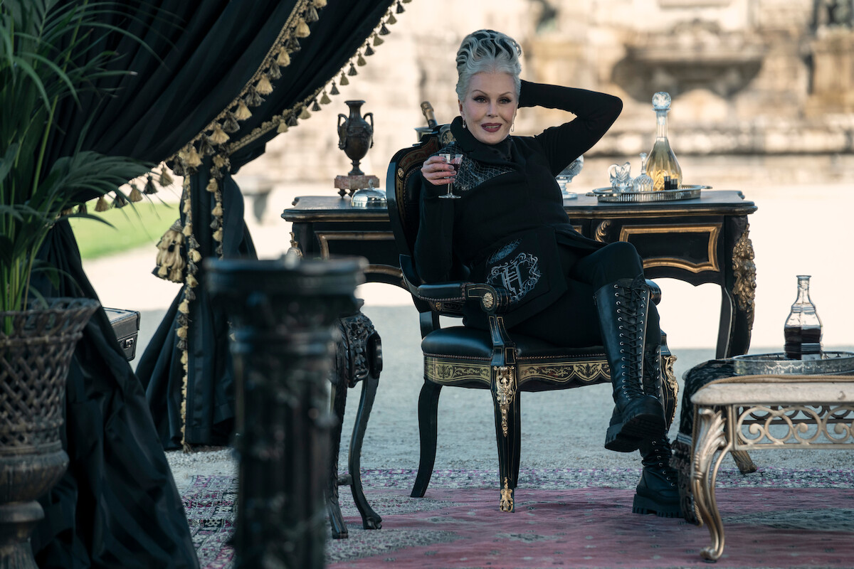 Joanna Lumley as Grandmama Helen Frump in ‘Wednesday’ Season 2.