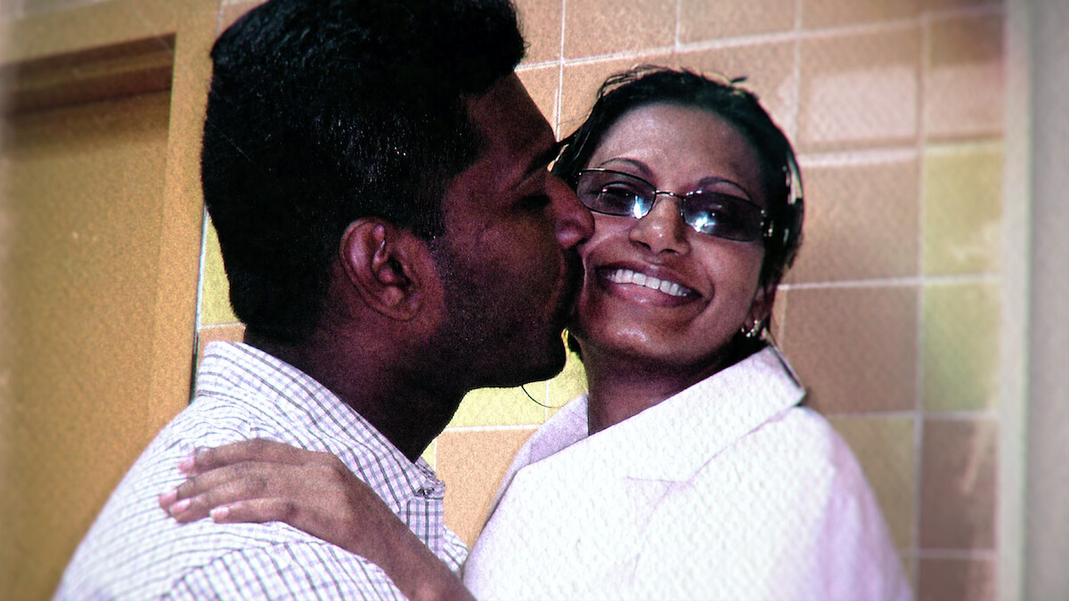 Jerry Ramrattan and his then-girlfriend, Seemona, in an archival photo featured in the series ‘Worst Ex Ever’