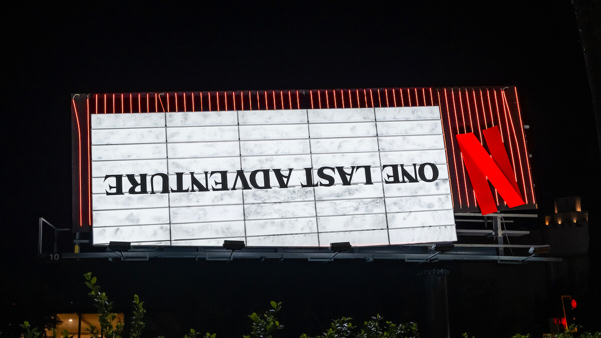 ‘Stranger Things’ Sunset Marquee - ‘One Last Adventure’