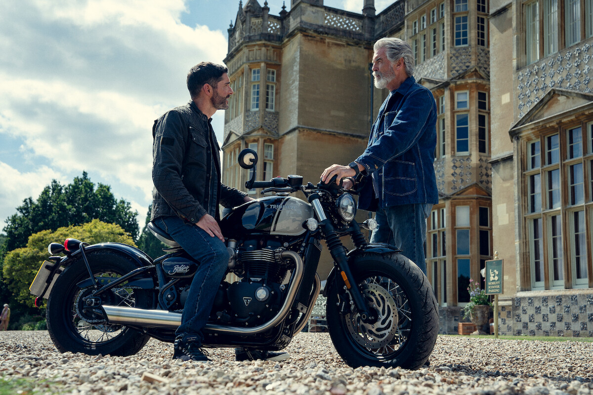Tom Ellis and Pierce Brosnan in ‘The Thursday Murder Club'