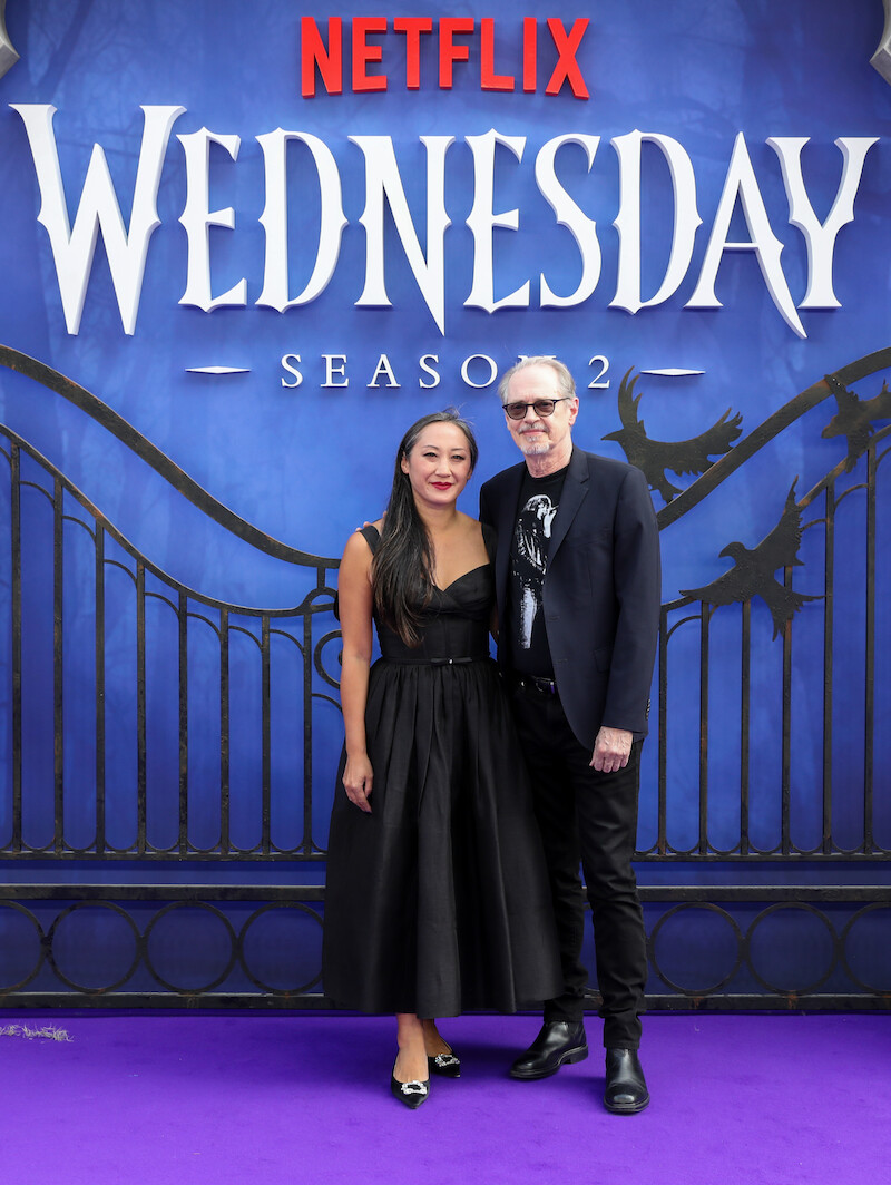 Steve Buscemi attends the global premiere of 'Wednesday' Season 2, Part 1