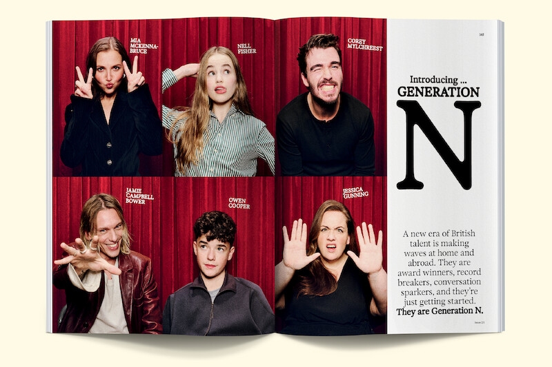 Spread featuring British talent