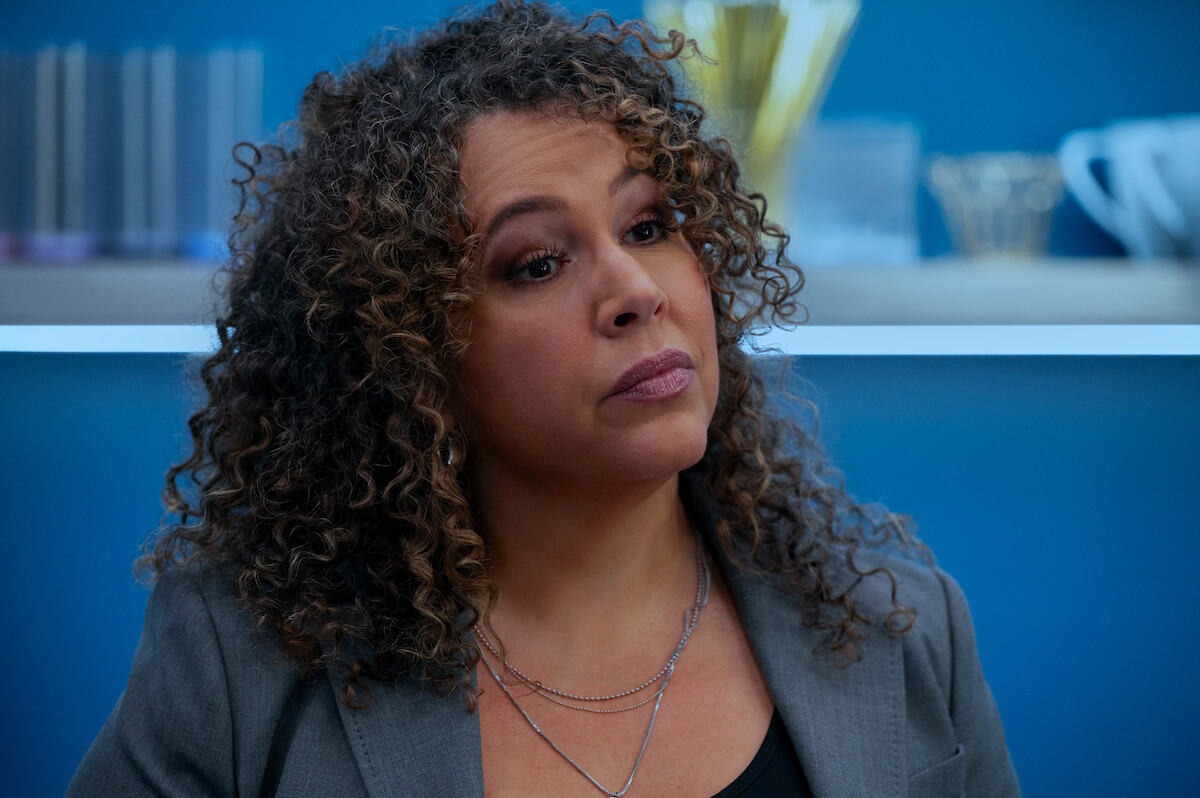Diana Maria Riva as Julia in ‘Glamorous’ Season 1.