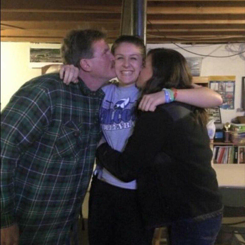 Tiffany with her parents. - Photos of Tiffany Valiante