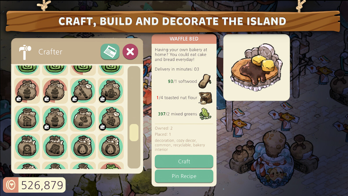 Screenshot from gameplay in ‘Cozy Grove: Camp Spirit’