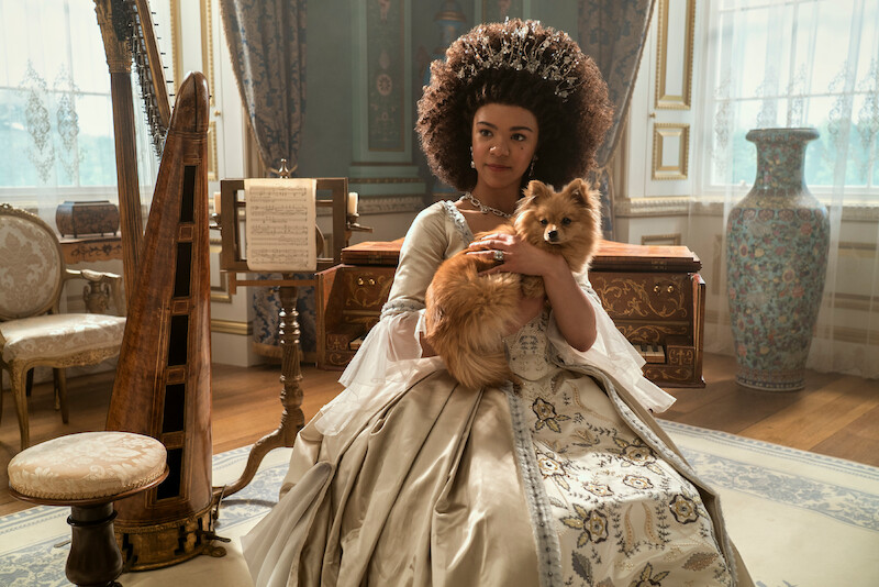 India Ria Amarteifio as young Queen Charlotte.