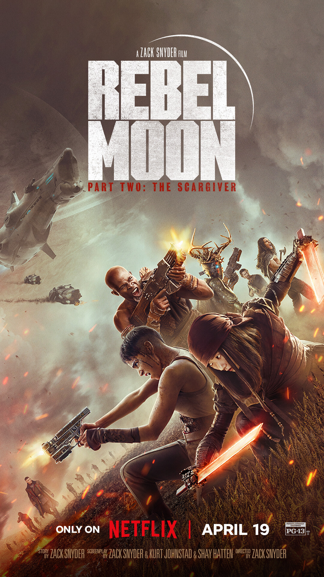 ‘Rebel Moon — Part Two: The Scargiver’ key art.