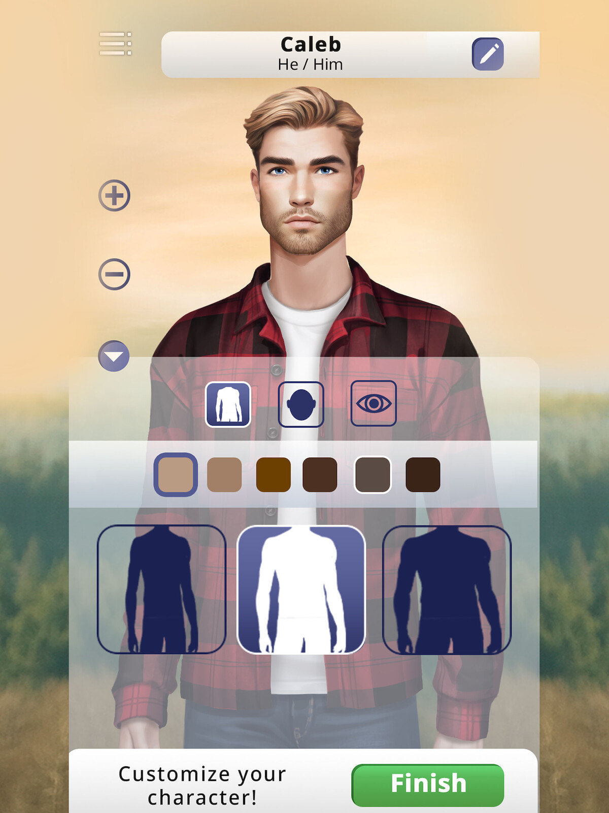 Screenshot of gameplay from the ‘Virgin River’ mobile game