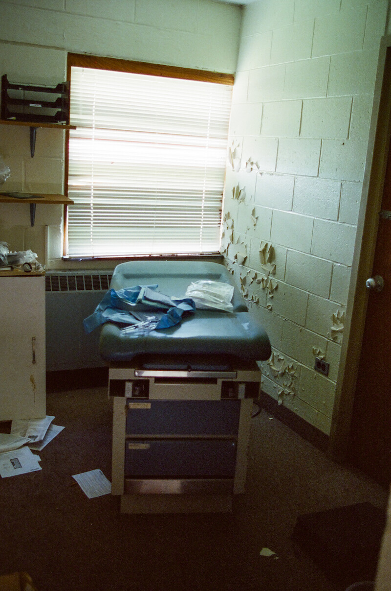 Abandoned nurses office at The Academy at Ivy Ridge.