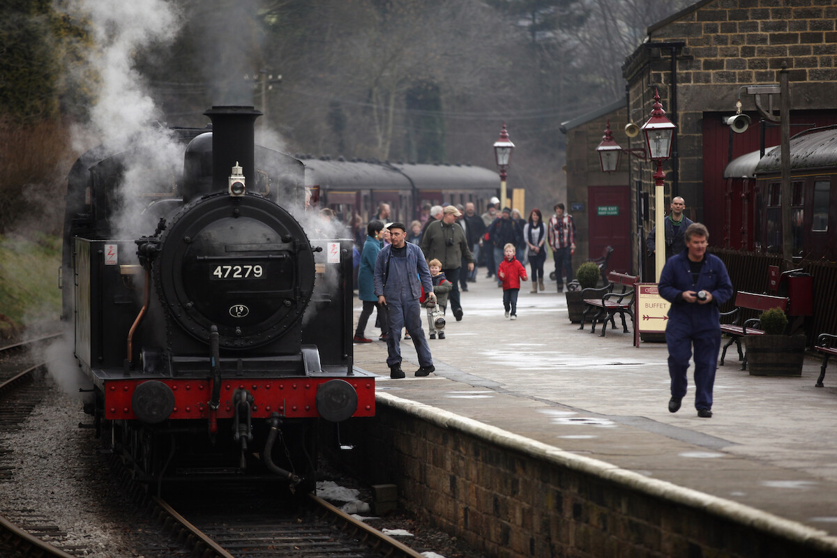 Keighley & Worth Valley Railway, Haworth, England image asset