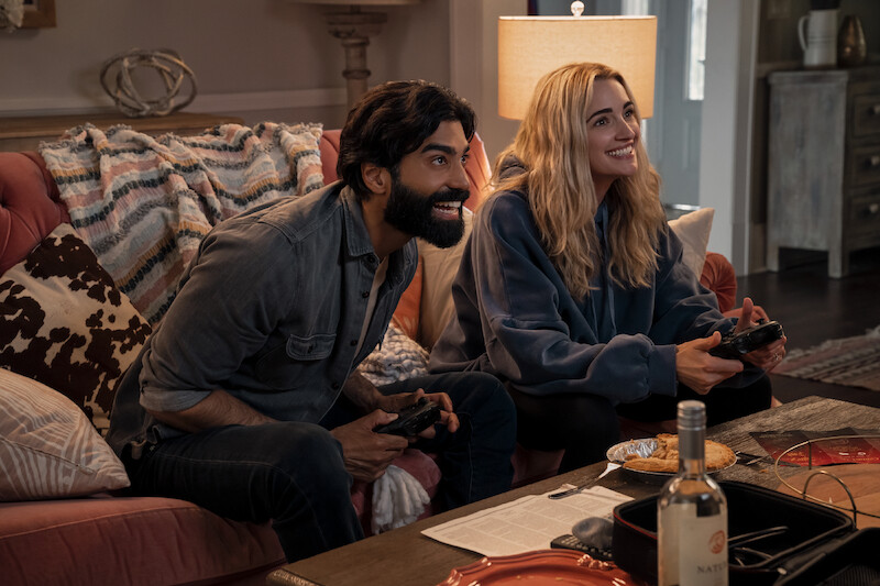 Raymond Ablack as Joe, Brianne Howey as Georgia Miller in Season 3 of 'Ginny & Georgia'