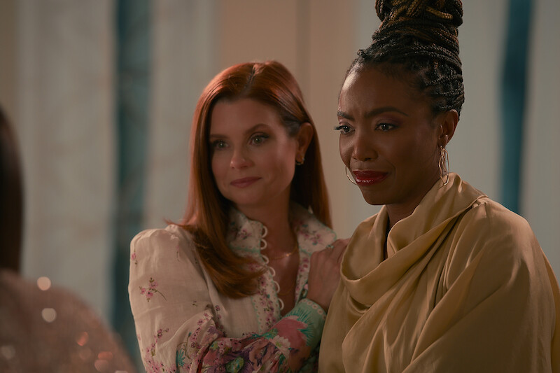 JoAnna Garcia Swisher as Maddie Townsend and Heather Headly as Helen Decatur