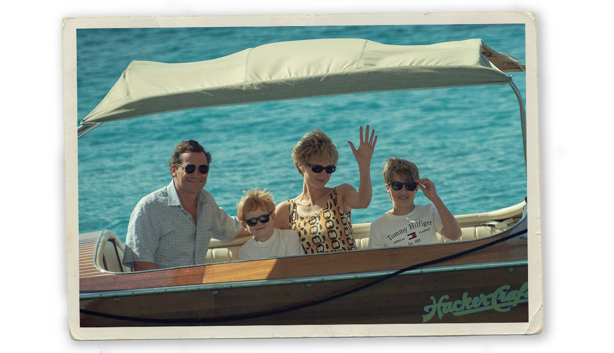 Prince Charles and Princess Diana Vacation in Italy