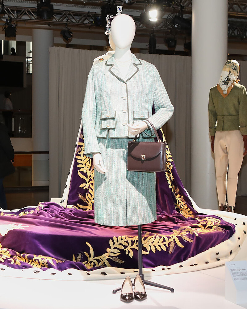 The Crown Season 6 Premiere Costume Retrospective Exhibition.