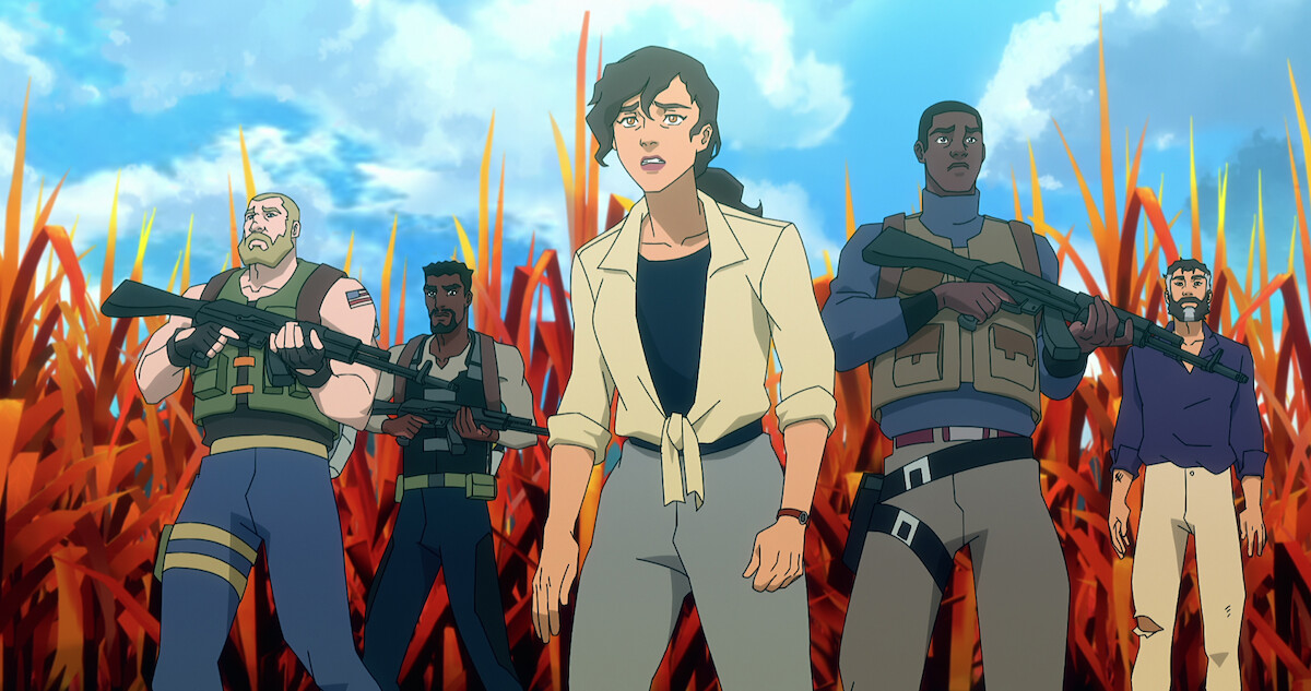 Still from the animated series 'Skull Island'