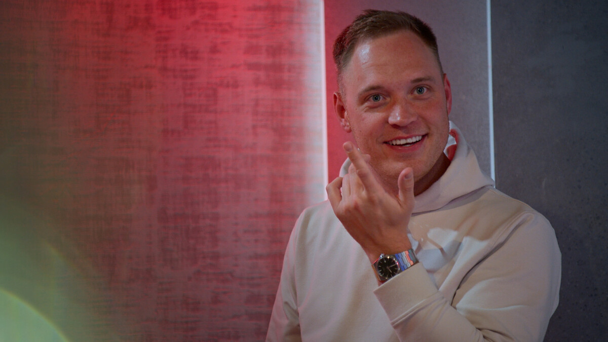 Jimmy in the pods.