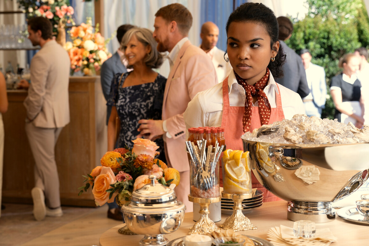 Mia Isaac as Chloe Carter in ‘The Perfect Couple’.