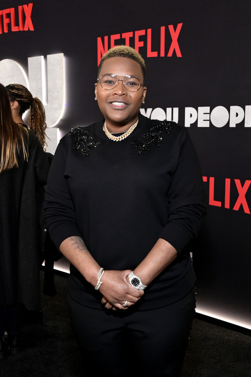Sam Jay at the Los Angeles Premiere of "You People."