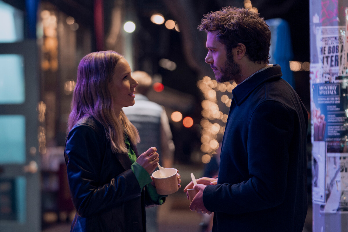 Kristen Bell as Joanne and Adam Brody as Noah in Season 1 of ‘Nobody Wants This’