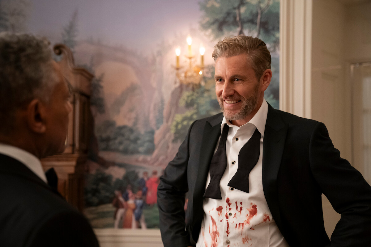 Giancarlo Esposito as A.B. Wynter, Brett Tucker as David Rylance in ‘The Residence.’