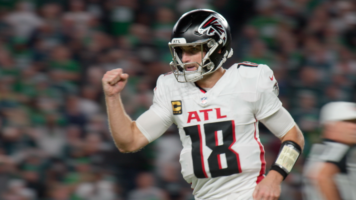 Kirk Cousins during a game.