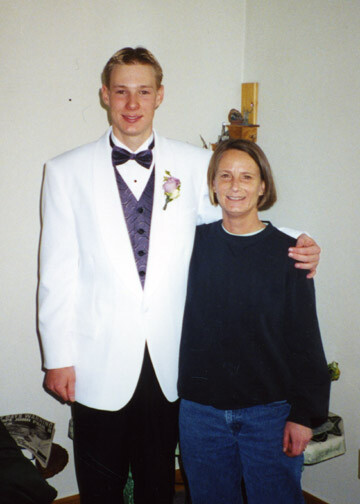 Joshua and his mom, Lisa Cheney, on his Senior Prom Night. -  What Happened to Josh Guimond? - Photos of Josh Guimond