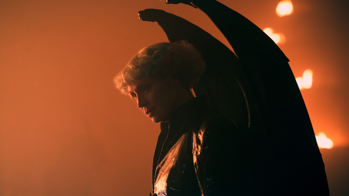 Gwendoline Christie as Lucifer in ‘The Sandman’ Season 2.