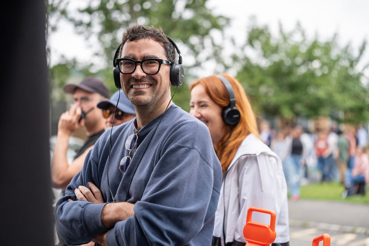 Showrunner/Executive Producer Dan Levy behind the scenes of ‘Big Mistakes’