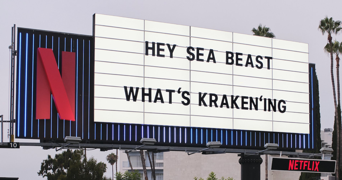 ‘Sea Beast’ Sunset marquee