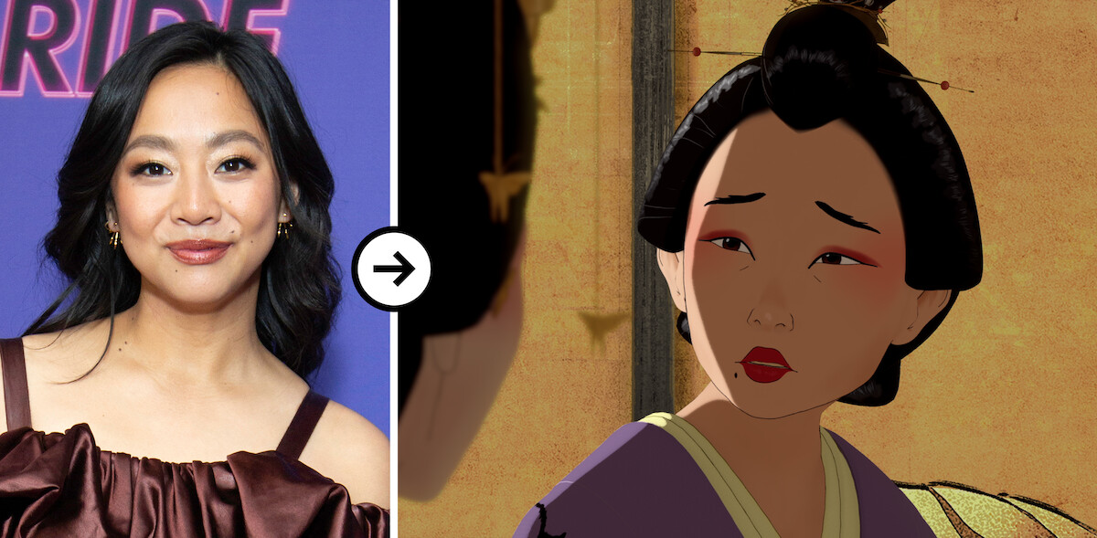 Stephani Hsu left and Ise right in ‘Blue Eye Samurai.’