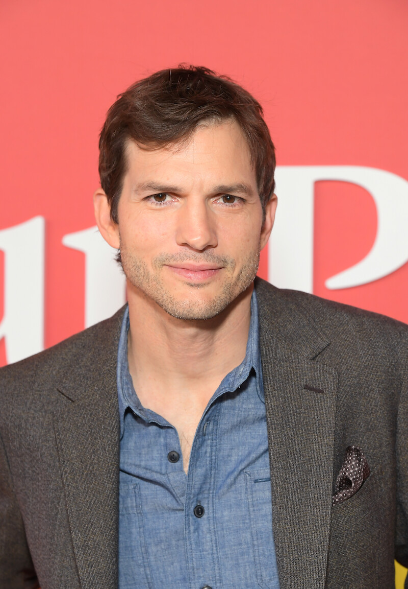 Ashton Kutcher attends the Los Angeles premiere of Your Place or Mine.