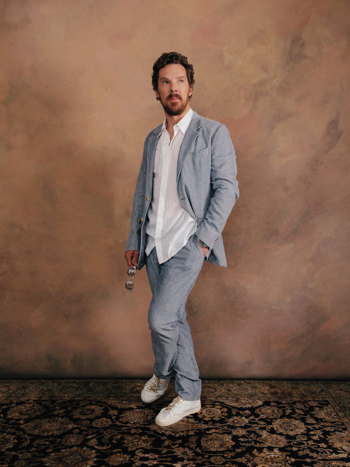 Benedict Cumberbatch editorial photo shoot.