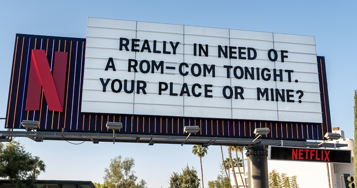 ‘Your Place or Mine’ Sunset marquee