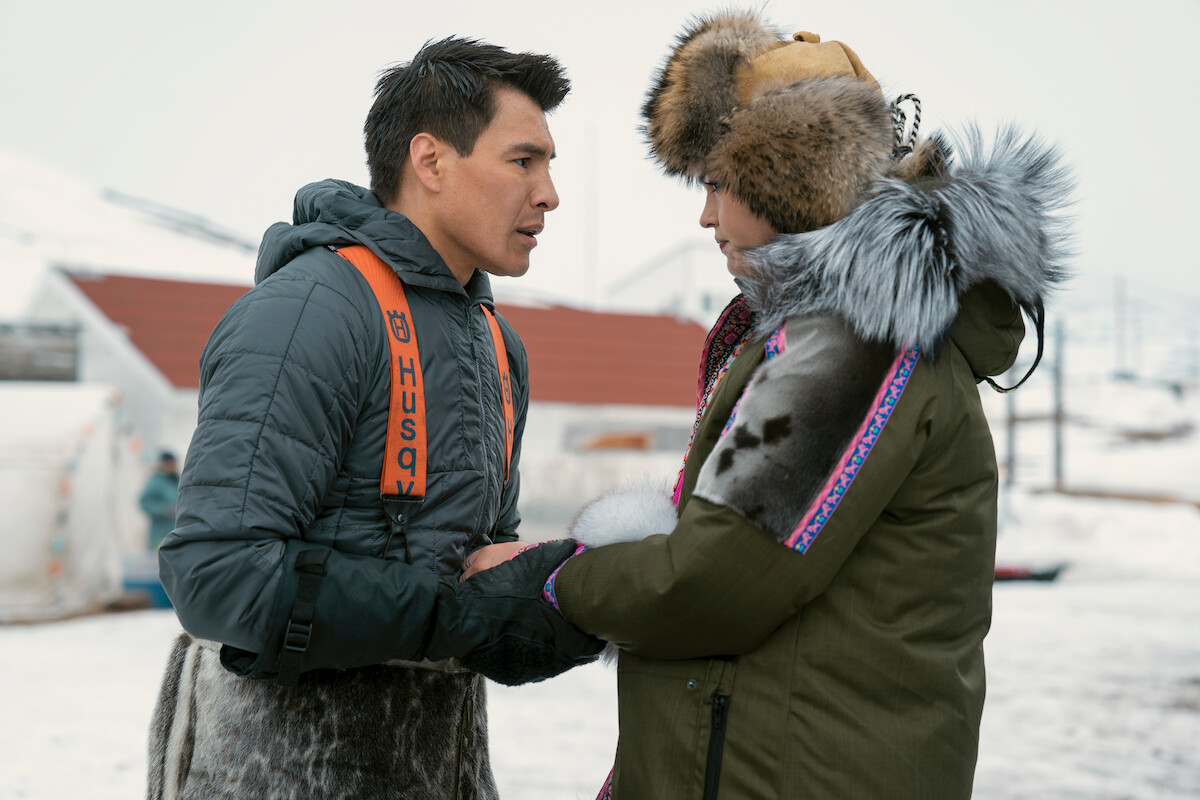 Kelly William as Ting, Anna Lambe as Siaja in Episode 1 of ‘North of North’