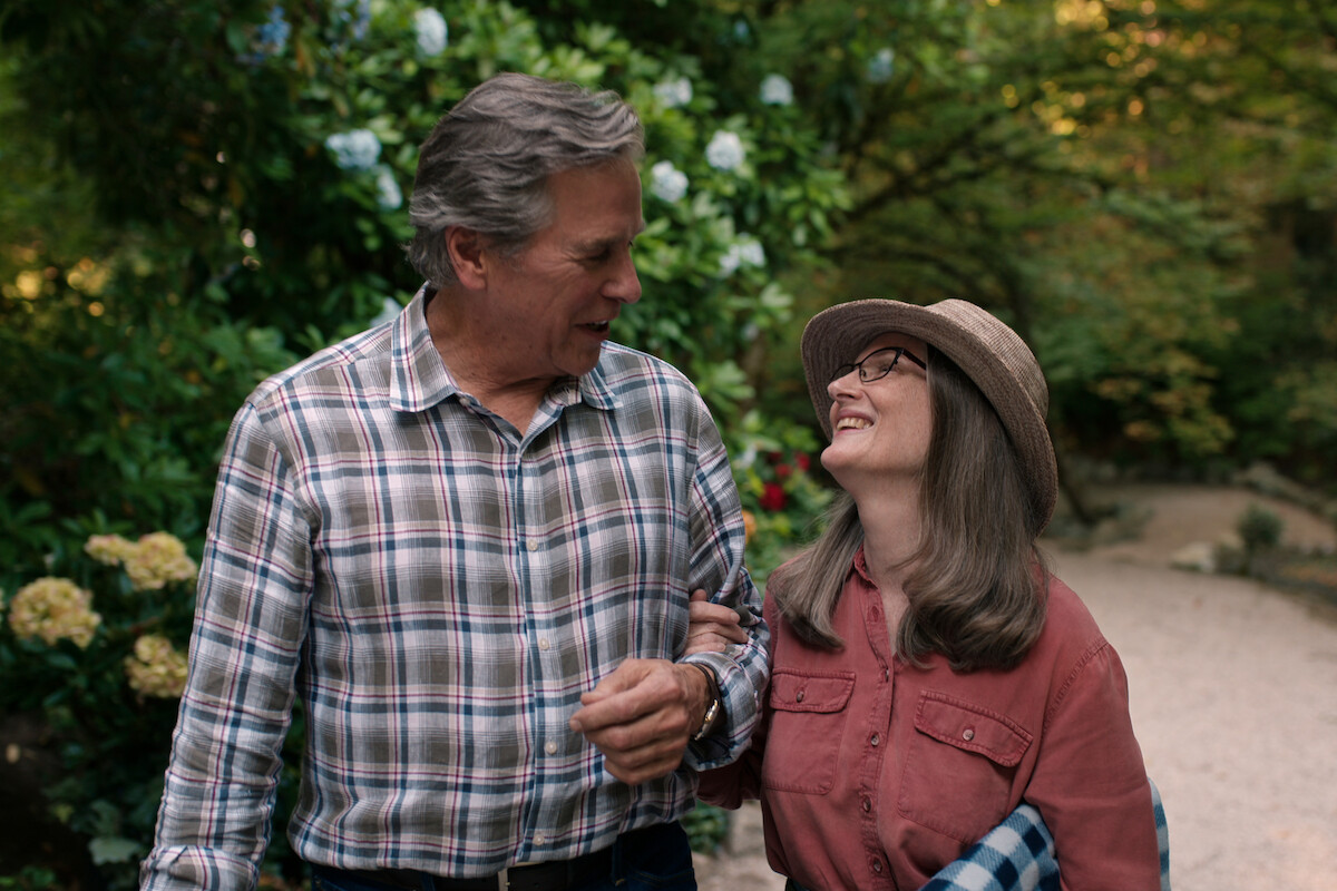Annette O’Toole looks adoringly at her on-screen husband, Tim Matheson