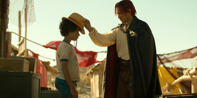 Colton Osorio as Young Luffy, Peter Gadiot as Shanks