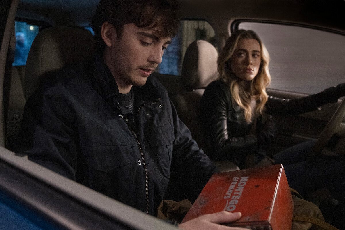 Ty Doran as Cal Stone and Melissa Roxburgh as Michaela Stone in ‘Manifest’ Season 4. 