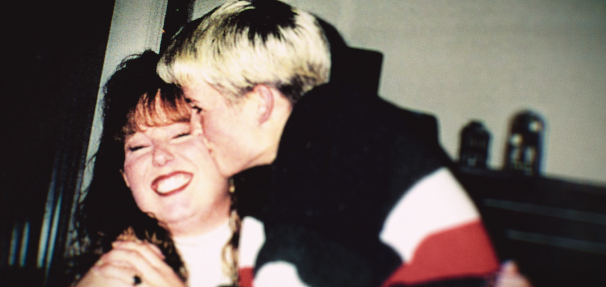 Amy Bradley and her mother