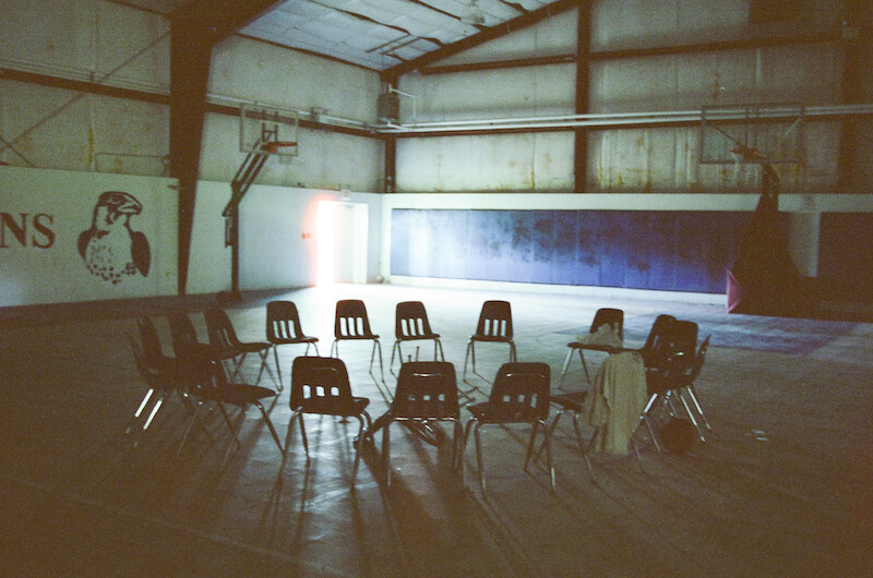 Empty room of chairs at The Academy at Ivy Ridge.