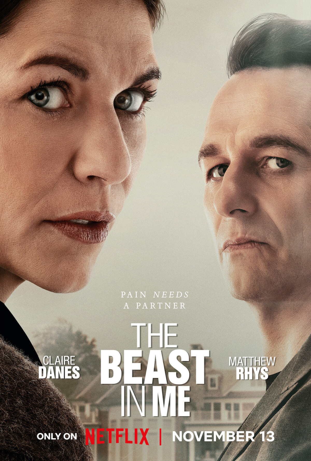 Claire Danes and Matthew Rhys in The Beast in Me