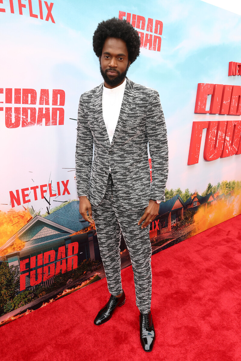 Milan Carter at the FUBAR red carpet premiere.
