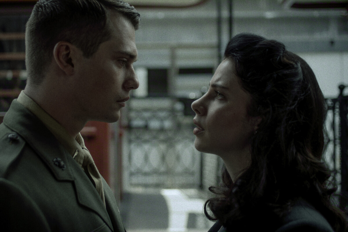 Nicholas Galitzine as John McLaughry and Ella Newton as Jane in ‘The Mosquito Bowl’