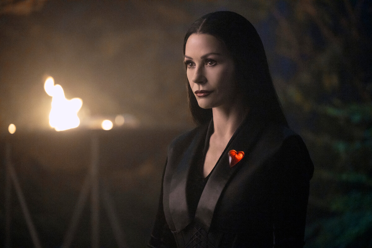 Catherine Zeta-Jones as Morticia Addams in Season 2 of ‘Wednesday.’