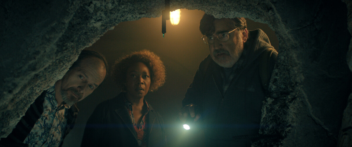 Denis O’Hare as Wally, Alfre Woodard as Judy, Alfred Molina as Sam in ‘The Boroughs’