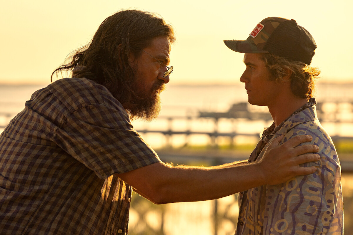Charles Halford and Chase Stokes in 'Outer Banks'